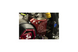Sprocket Guard with clutch lever stop red