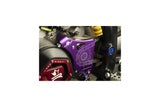 Sprocket Guard with clutch lever stop purple