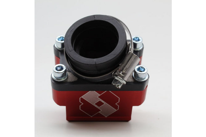 Intaktsats gummifläns Italkit Derbi Variant Start d.35mm aluminium röd