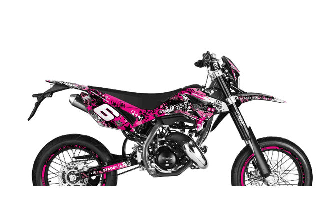 Grafikkit Beta RR 2011 - 2020 rosa / svart