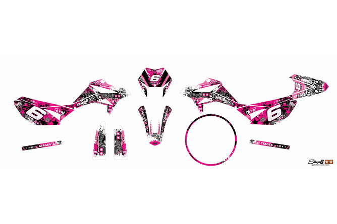 Grafikkit Beta RR 2011 - 2020 rosa / svart