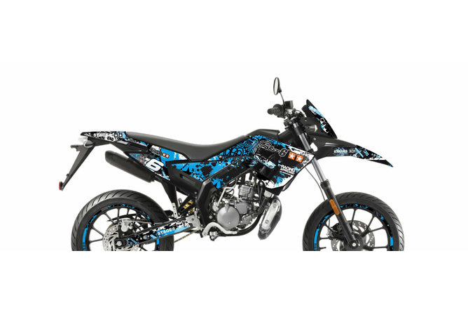 Grafikset Derbi Xtreme 2018 - 2020 blå / svart