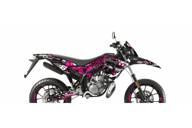 Grafik Kit Derbi Xtreme 2018 - 2020 rosa / svart