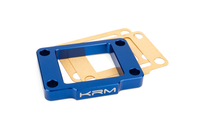 Reed Valve Spacer 10mm KRM AM6 mörk blå