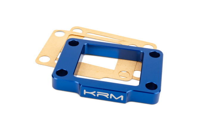 Reed Valve Spacer 10mm KRM AM6 mörk blå