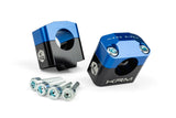 Handlebar Clamps 28mm KRM black / dark blue