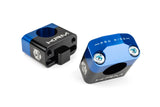 Handlebar Clamps 28mm KRM black / dark blue