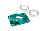 Intake Manifold AM6 / Derbi Stage6 High Flow MK2 34mm turquoise