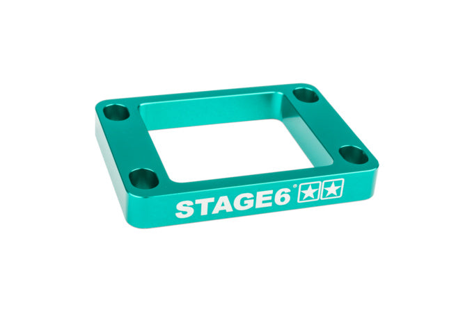 Reed Valve Spacer 10mm AM6 / Derbi Stage6 turkos