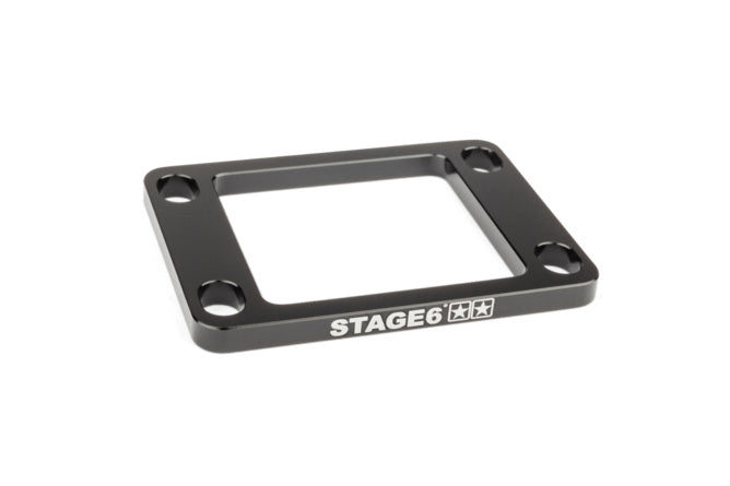 Reedventil Distans 5mm AM6 / Derbi Stage6 Svart