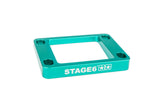 Reed Valve Spacer 5° incline AM6 / Derbi Stage6 turquoise