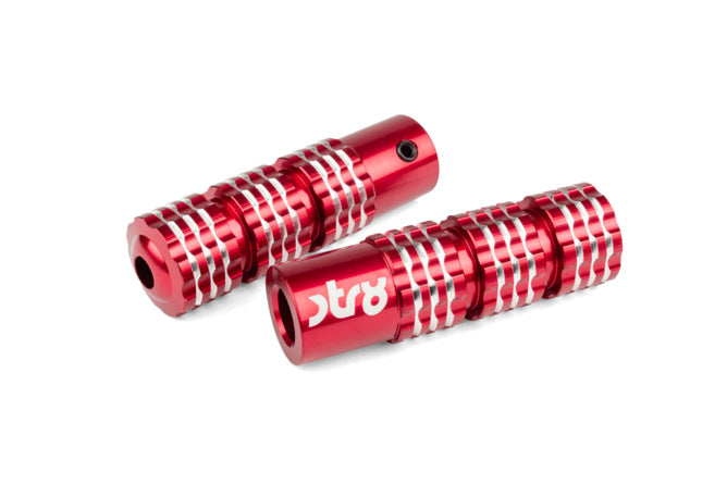 Fotpinnar Ultra Grip Alu Röd