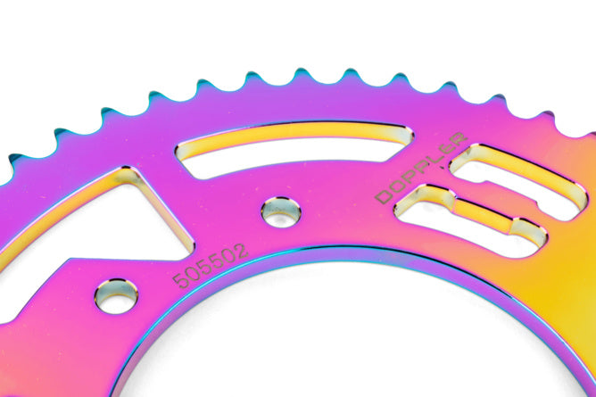 Bakdrev 53 tänder - 420 Doppler Alu CNC neochrome Derbi DRD Pro