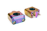 Handlebar Clamps 28mm Doppler aluminum neochrome