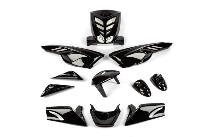 Fairing Kit 7 delar svart BCD Yamaha Slider