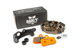 4-piston Caliper with adapter Vespa Stage6 R/T Hard anodised