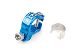 Exhaust Clamp Stage6 Alu CNC Blue