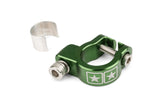 Exhaust Clamp Stage6 Alu CNC Green