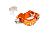 Exhaust Clamp Stage6 Alu CNC Orange