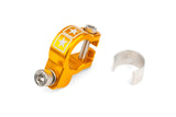 Exhaust Clamp Stage6 Alu CNC Yellow