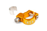 Exhaust Clamp Stage6 Alu CNC Yellow