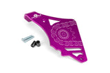 Sprocket Guard with clutch lever stop purple