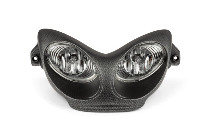 Twin Headlight Mask CAR GLASS Yamaha Aerox kolfiberlook