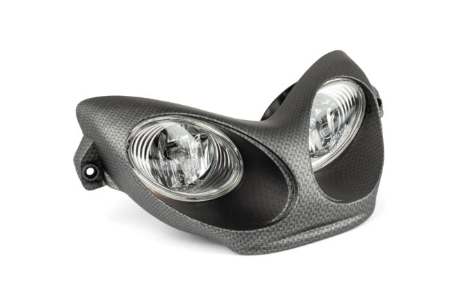 Twin Headlight Mask CAR GLASS Yamaha Aerox kolfiberlook
