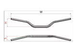 Handlebar Neken 28mm Radical Design L.815mm White / Blue