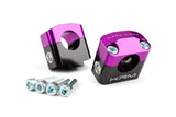 Handlebar Clamps 28mm KRM black / purple