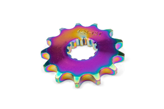 Framdrevsaxel 13 tänder 428 MotoForce Racing AM6 Neochrome