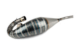 Exhaust Stage6 R/T 70 - 80 high-mount Derbi Black / Orange