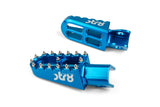 Footpegs Derbi STR8 CNC Blue (Set)