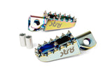 Footpegs Derbi STR8 CNC Neochrome (set)