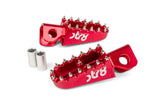 Footpegs Derbi STR8 CNC Red (Set)