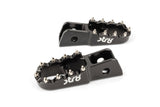 Passenger Footpegs Derbi STR8 CNC Black (Set)