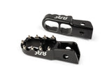 Passenger Footpegs Derbi STR8 CNC Black (Set)