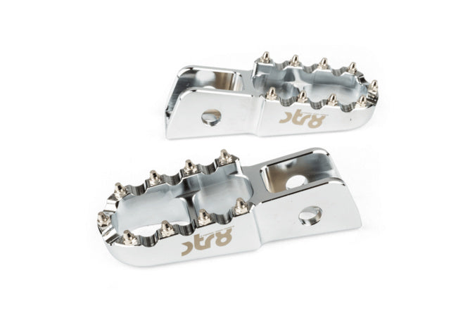 Passagerarfotstöd Derbi STR8 CNC Grooves (set)