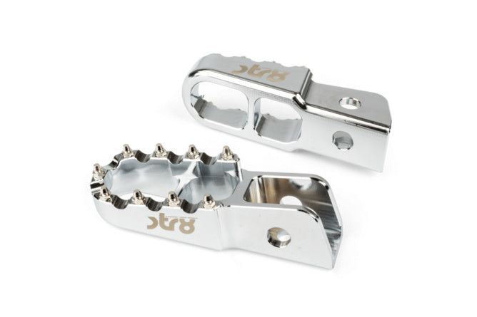 Passagerarfotstöd Derbi STR8 CNC Grooves (set)