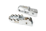 Passenger Footpegs Derbi STR8 CNC Grooves (set)