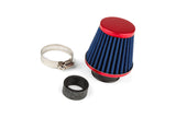 Air Filter KN type conical 28-35 straight red