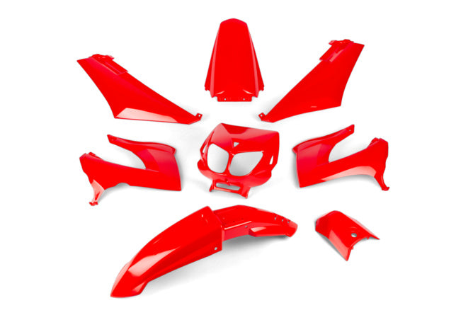 Fairing Kit 8 delar röd Derbi X-treme före 2011
