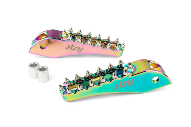 Passagerarfotpinnar Rieju MRT STR8 CNC Neochrome (set)