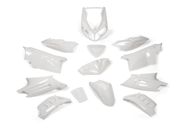 Karosskit 13 delar Peugeot Speedfight 2 vit