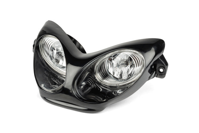 Twin Headlight Yamaha Aerox CAR-GLAS svart