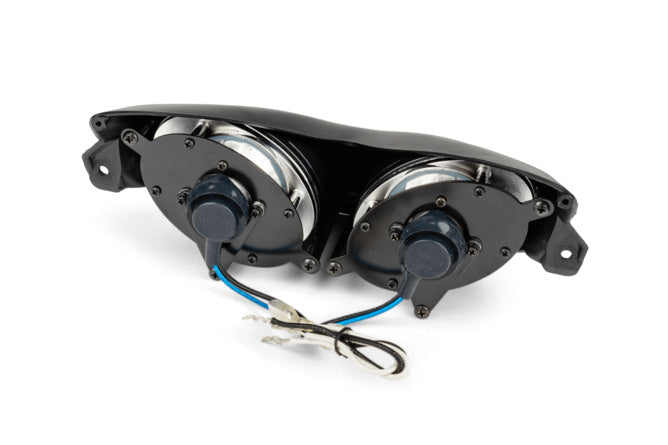 Twin Headlight Yamaha Aerox CAR-GLAS svart