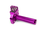 Quick Action Throttle CNC Aluminium MotoForce Racing Purple