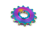 Front Sprocket 14 teeth 420 MotoForce Racing AM6 Neochrome