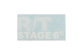 Sticker Stage6 R/T Stripes 70x35mm White