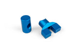 Brake Cable Adjuster M6 aluminium blue